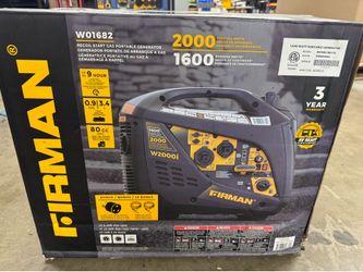Firman 1600W Running / 2000W Peak Gasoline Powered Inverter Generator