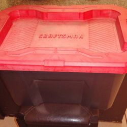 CRAFTSMAN TOTE w/ LOCKING LID 