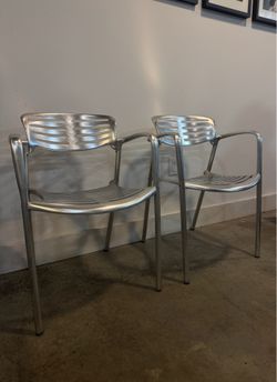 Pair of Vintage Jorge Pensi Toledo Chairs for AMAT – Original Made in Spain