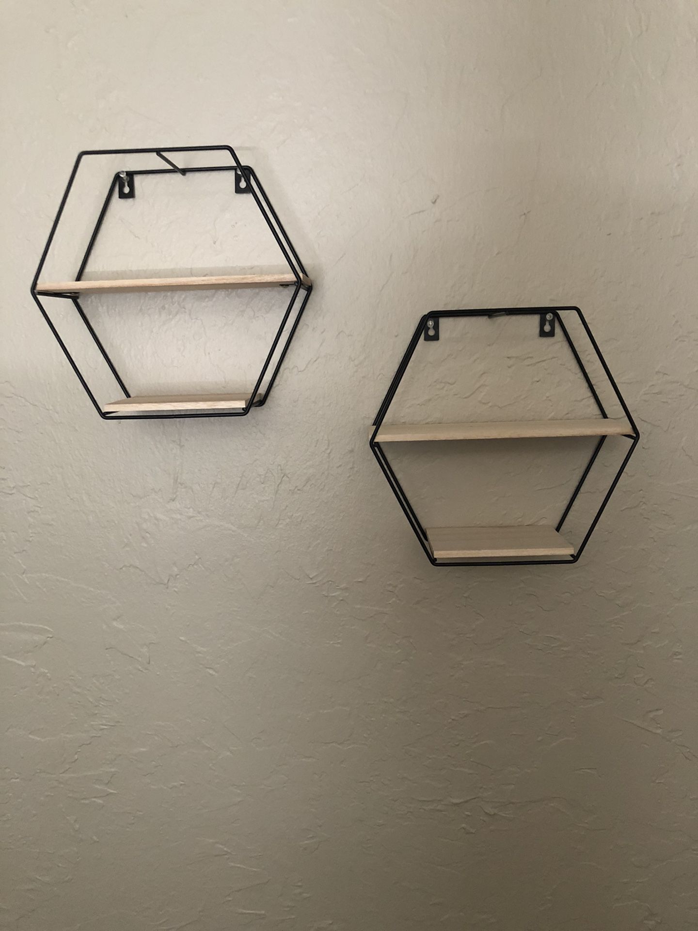 Hexagonal shelves