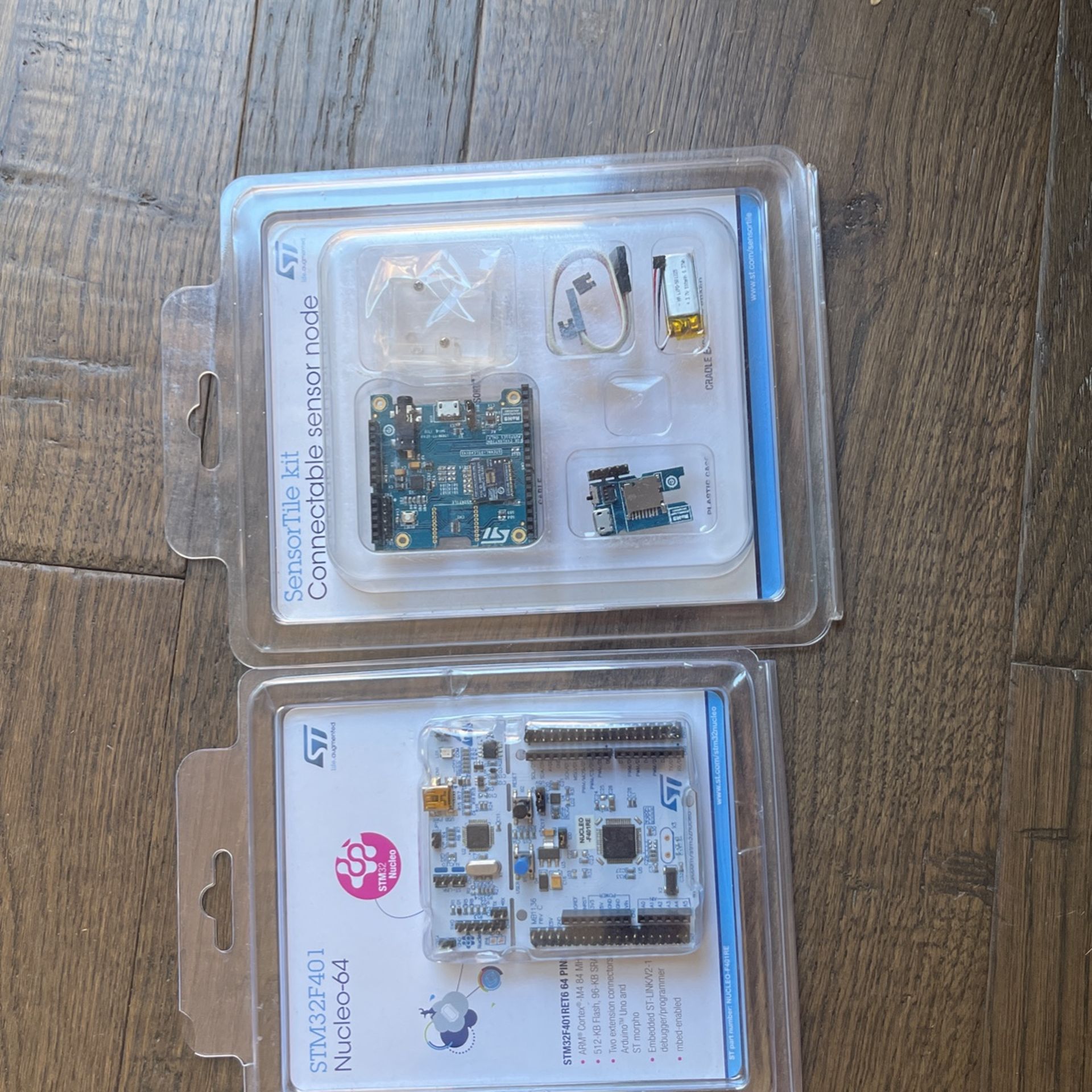 New IoT Kits-sensortile, Nuclei-64