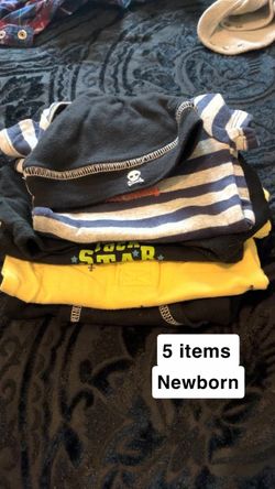 Newborn Baby Boy Clothing Bundle 5 Pieces