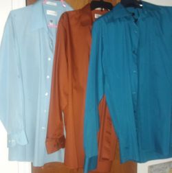 Mens shirts 151/2 to 161/2 M,L