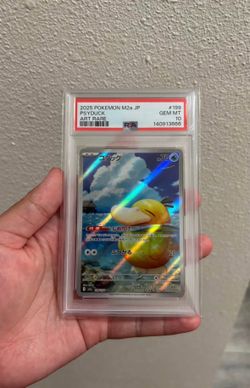 2025 POKEMON JAPANESE M2A-MEGA DREAM EX #199 PSYDUCK ART RARE NM PSA 10