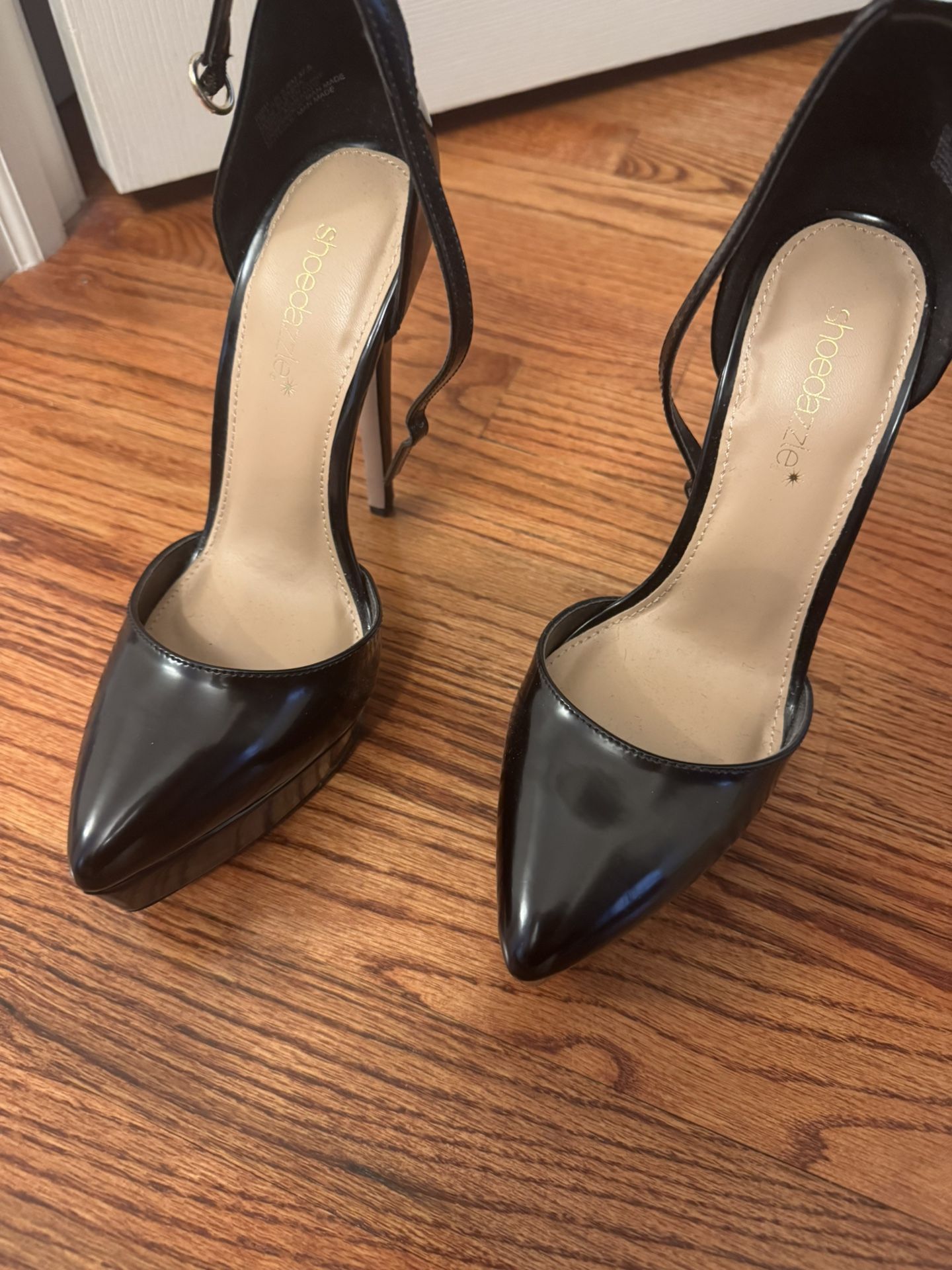 Black Patent High Heels