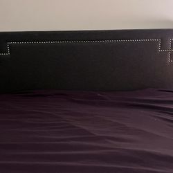 Grey Headboard And Frame
