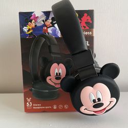 Kid Mickey Mouse wireless headphones