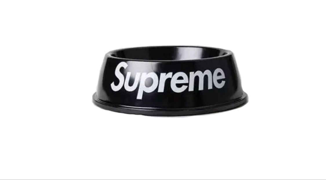 Custom Supreme dog bowl