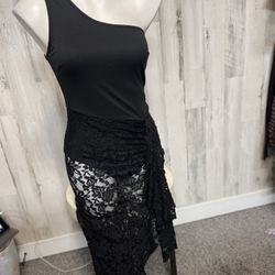 Black Lace Dress 