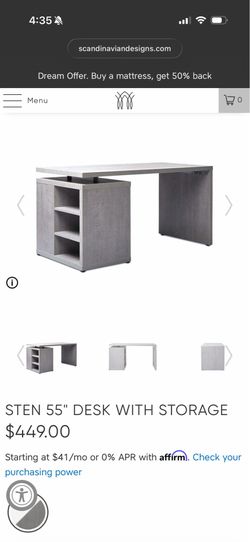 Scandinavian Design “Sten 55” desk”