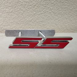 🔥 SS Emblem Badge – Chrome Sport Logo – Universal Fit 🔥