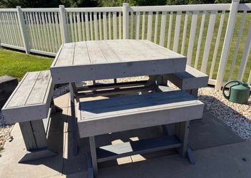 Poly / composite wood picnic table