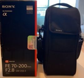 Sony 70-200mm F2.8 GM II Full Frame Lens