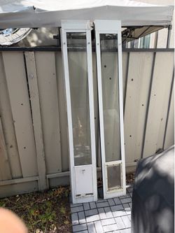 Sliding Glass Door Pet Door Insert Panels (Set of 2)
