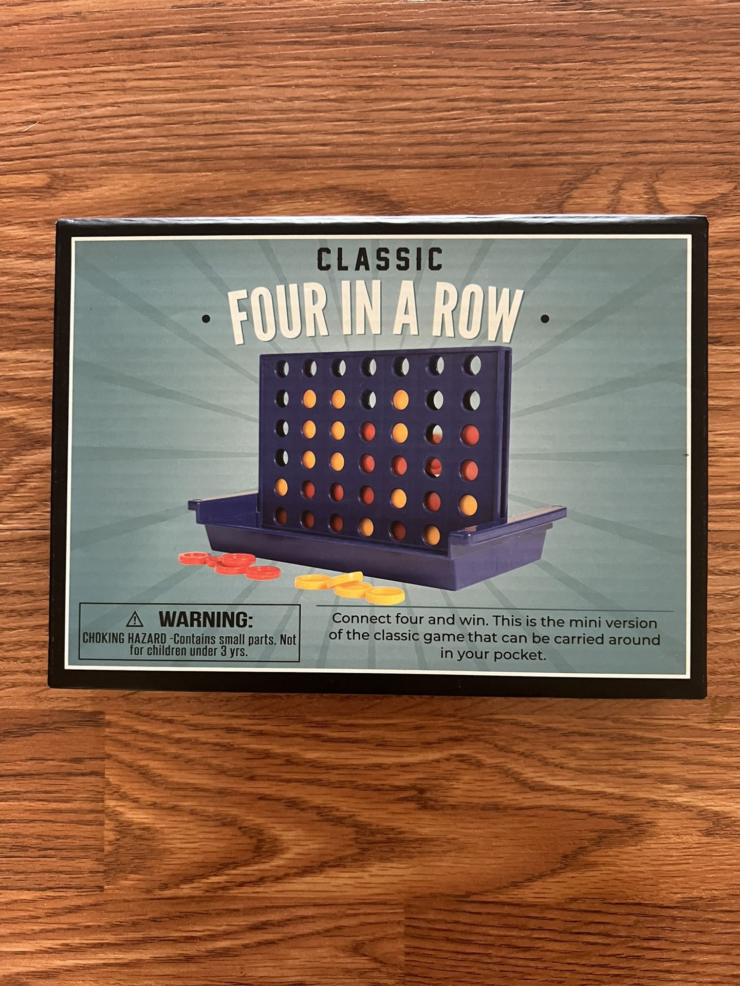 Classic Four In A Row Travel Game Board Connect Four 
