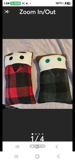 Sam and Dean Winchester flannel pillow