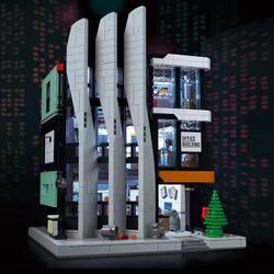 New The Office House Model Building Block Bricks MOC Puzzle Toy