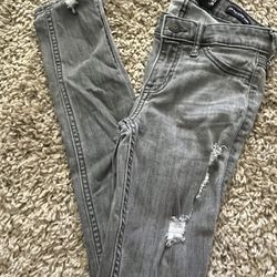 Gray Hollister Jeans 