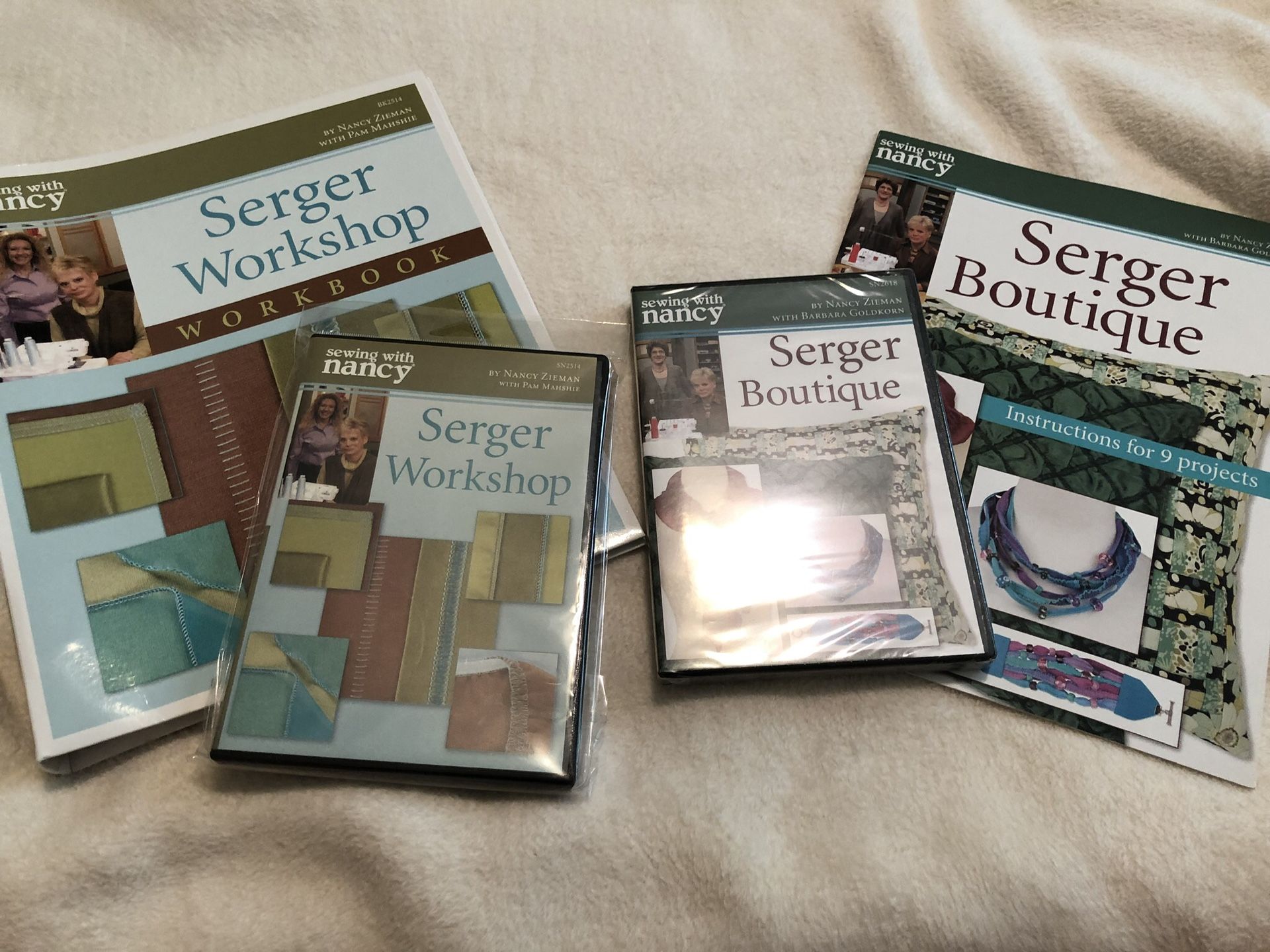 Serger Books and Dvds