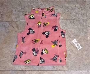 Disney Minnie mouse fleece vest new $10 each firm