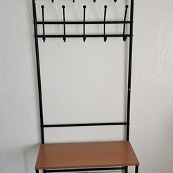 Lightweight Coat Rack Bench