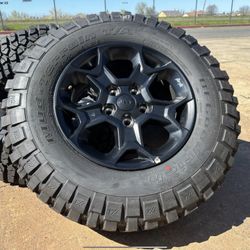 4 NEW 2022 Jeep Wrangler Rubicon WILLYS wheels Gladiator BFGoodrich MT LT255/75R17 100%