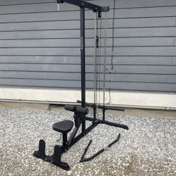 Titan  Lat Pull Down & Cable Row Machine  