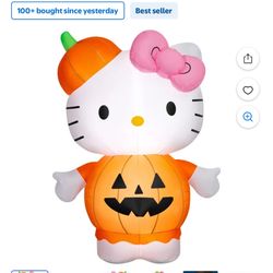 Hello Kitty Halloween Lawn Inflatable