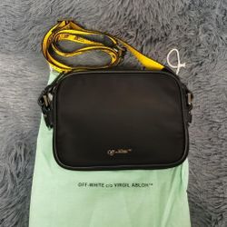 Off-White Nylon Crossbody Bag