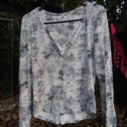 Tye Dye Design Knit Shirt