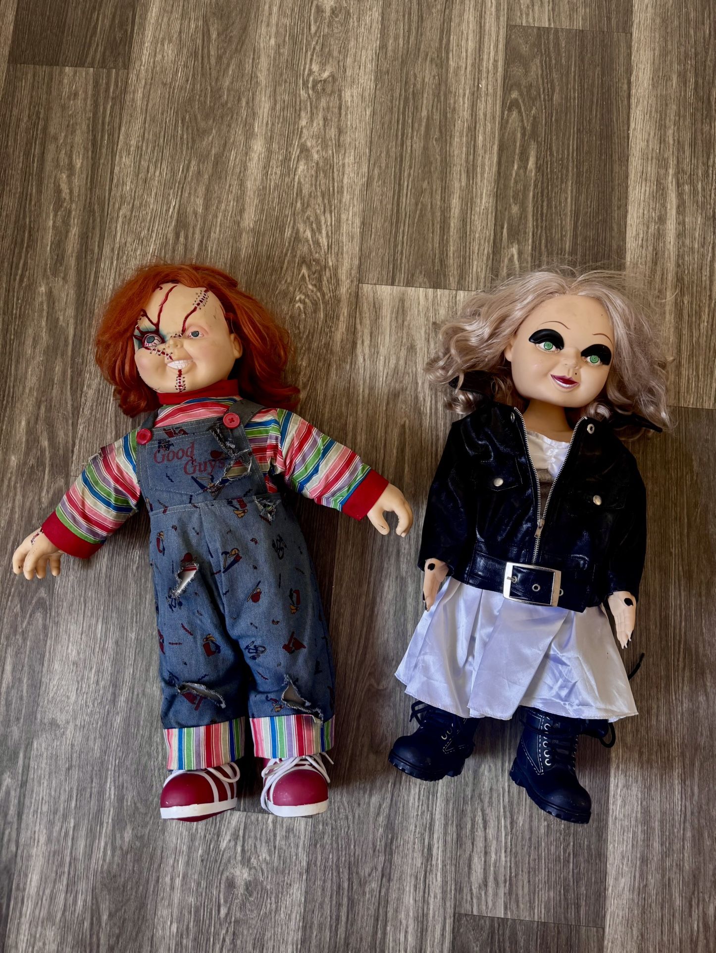 Bride of Chucky Dolls 24” Life Size Child’s Play Halloween Good Guy Horror Doll PAIR