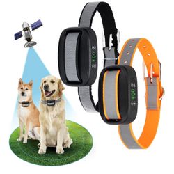 GPS Wireless Dog Fence for 2 Dogs,Electric Dog Fence for Outdoor,Adjustable Warning Strength, Rechargeable,Range 98-3281 ft