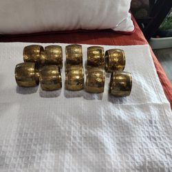 10 Brass Napkin Ring