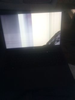 Broken screen hp laptop