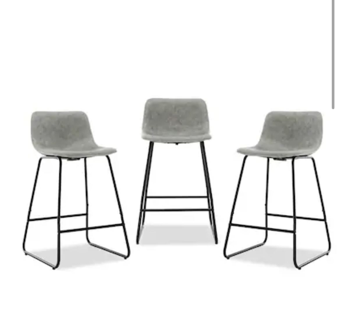 Set Of 3 Industrial Stools - LB22