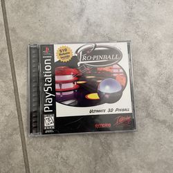 96’ PS1 “Pro-Pinball Ultimate 3D” Game