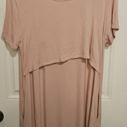 XXL Kindred Bravely Nursing Gown Or Dress For Easy Breastfeeding With Pockets And Easy Access To Feed