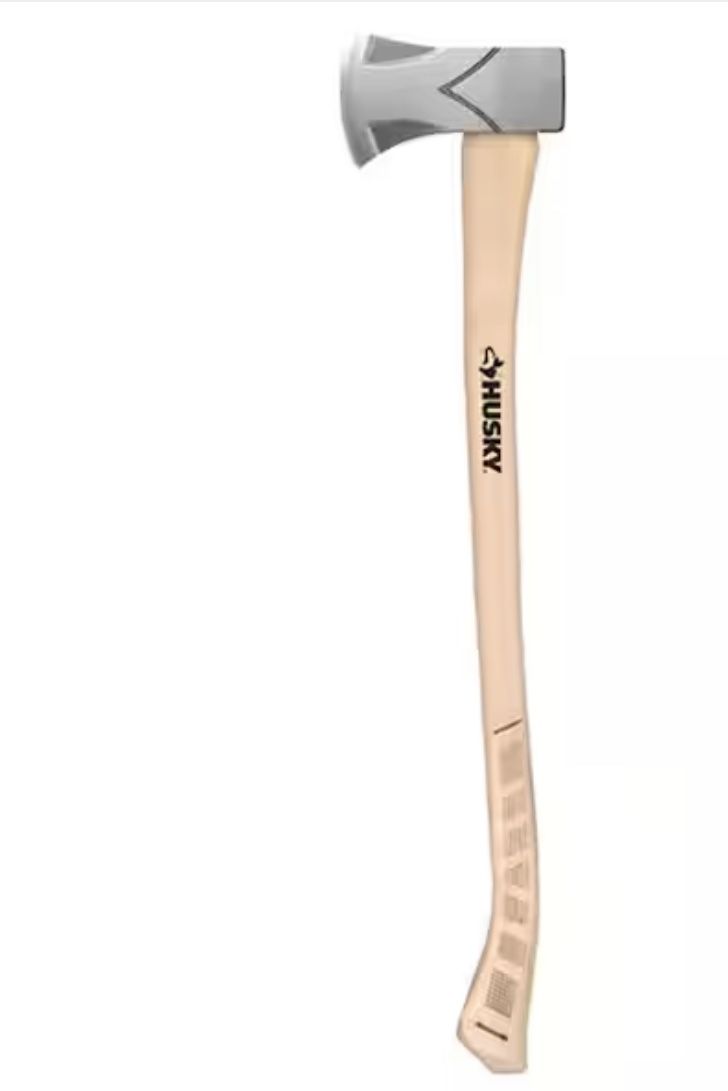 Husky 4LB Single Bit Michigan Axe with 35" American Hickory Hdl
