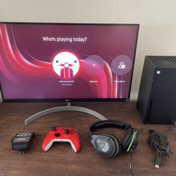 Xbox series X 1TB Gaming Setup