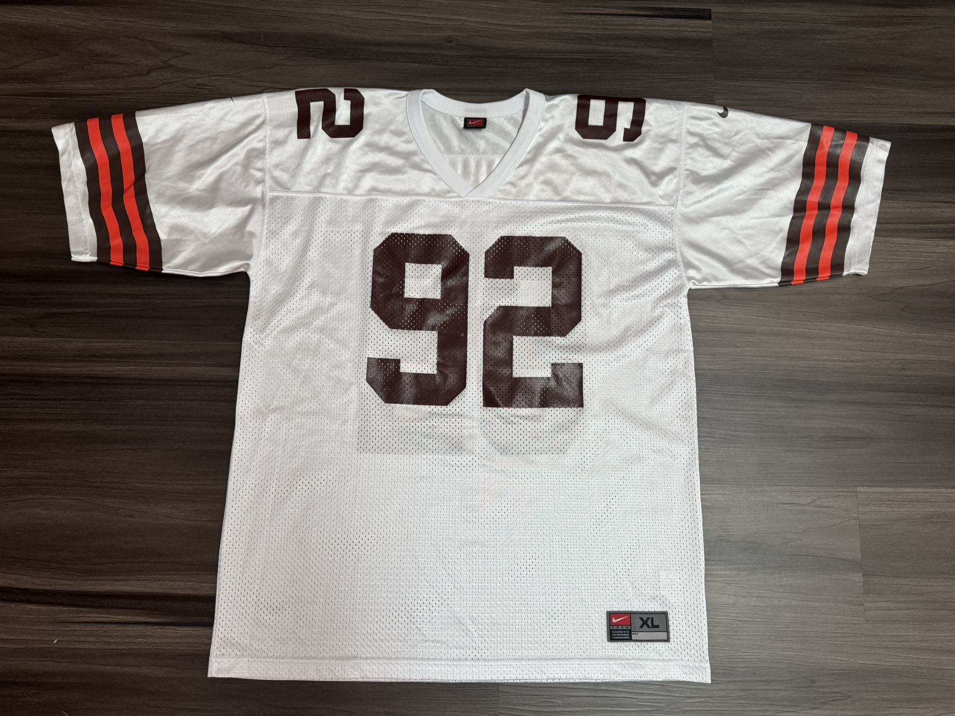 Vintage Nike Courtney Brown #92 Cleveland Browns NFL Alternate Jersey Men’s XL