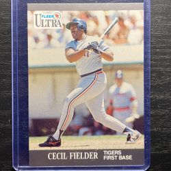 1991 Fleer Cecil Fielder Baseball Card #121