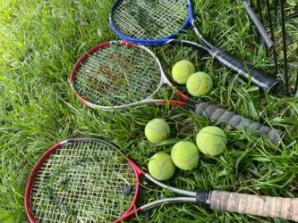 Racquets and balls