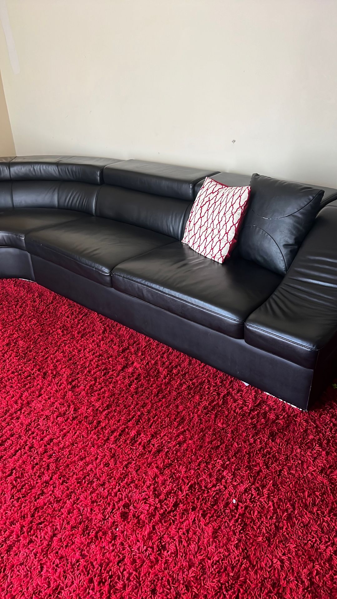 Black Leather Couches