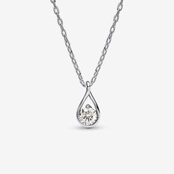 Pandora Infinite Sterling Silver Lab-grown Diamond Pendant Necklace