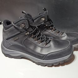 Khombu Black Leather Boots K Guard Summit Hiking Boots Mens Size 12