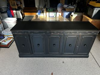Vintage Stanley Sideboard / Credenza / Buffet Cabinet – Professionally Refinished