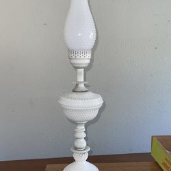 Antique Milkglass Lamp