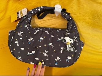 Grey Snoopy Purse