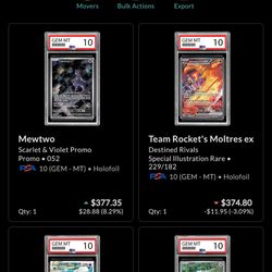 POKEMON PSA SLAB LOT