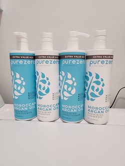 $18 for all. Purezero Shampoo and Conditioner. 20 oz. HABLO ESPAÑOL.